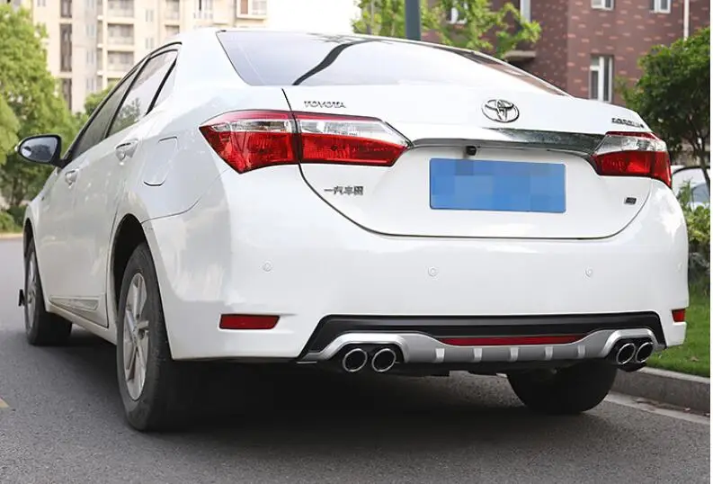 Для Corolla Body kit спойлер- для Toyota Corolla GS ABS задний спойлер передний бампер диффузор защитные бамперы