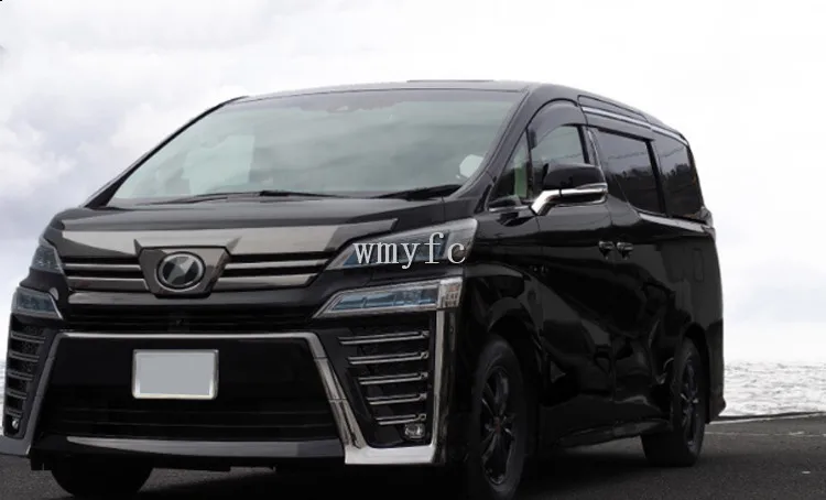 Авто аксессуар для Toyota Alphard/Vellfire AH30- Бортовая дверь ABS зеркало заднего вида полосы крышка отделка яркое серебро