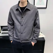 

The new spring and autumn thin casual jacket men's Korean version of the trend is simple and versatile handsome sports