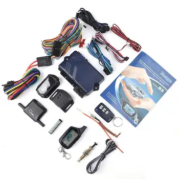 

For B9 Russian Two-way Car Burglar Alarm RC Anti-theft System With Engine Start LCD Remote Control Case