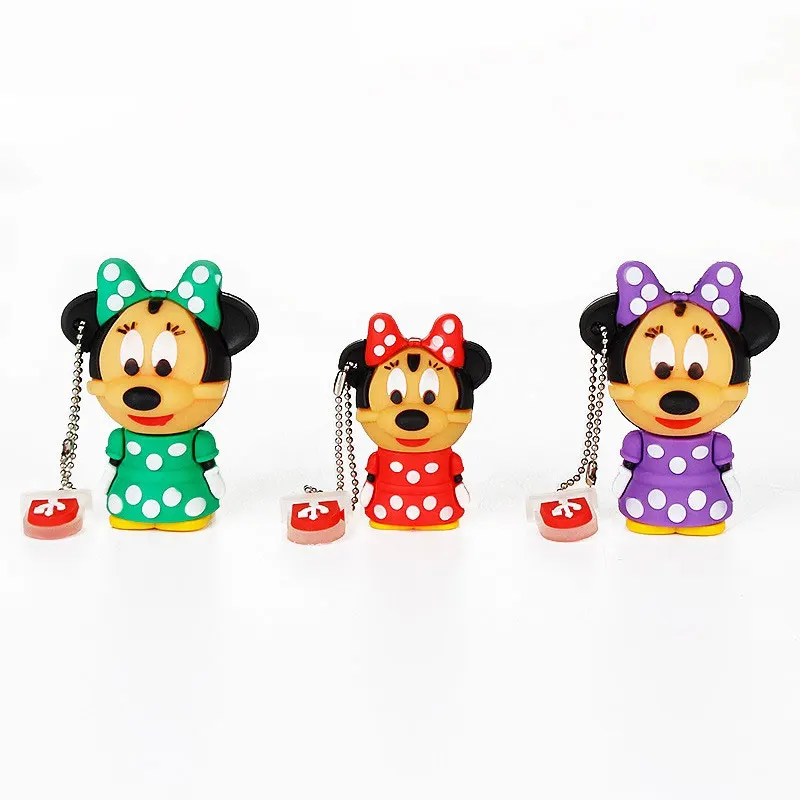 

USB Flash Drive 128GB Mouse Mickey and Minnie pen drive USB 2.0 Animal cartoon pendrive 4GB 8GB 16GB USB disk 32GB pendrive 64GB