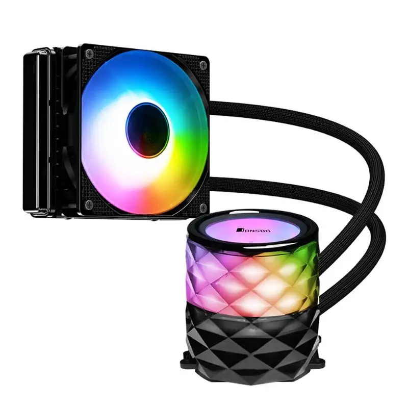 JONSBO TW3-120 RGB cpu вентилятор кулер для воды интегрированный корпус ПК жидкостный радиатор для AMD TDP AM4/AM3+/AM3/AM2+/AM2/FM2+/FM2/FM1