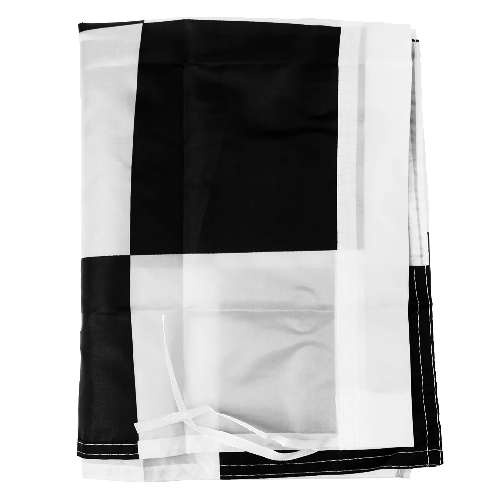 Checkered Flag Black White Racing Flag Polyester Plastic Starting End Flag Gift 2020 new arrival 