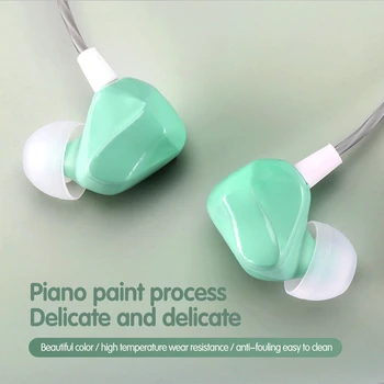

New Arrival F100C Metal Piano Paint Earphones 3.5mm In-ear headset With Mic For iPhone Xiaomi Huawei