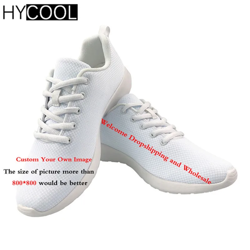 Женские беговые кроссовки HYCOOL с принтом мягкая уличная спортивная обувь на