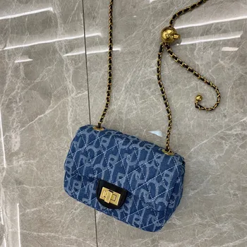 

2020 New Famous Designer Women Purse and Handbags Fashion Casual Chain Shoulder Messenger Bags High Quality Small Square Bags