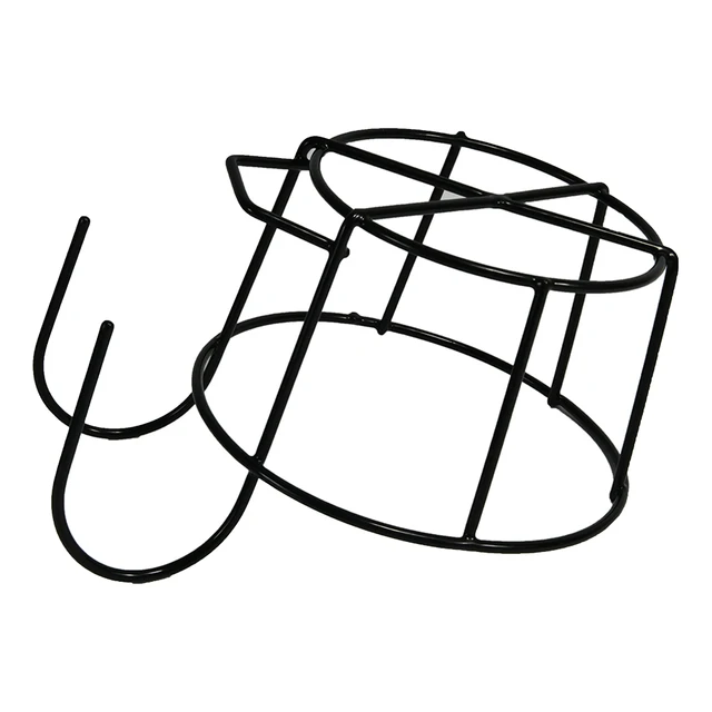 Függő Növényi Vasállványok Erkély Kerek Virágcserépes Korlát Kerítés Kültéri Dorp Hajózási Edényállvány - Image 3