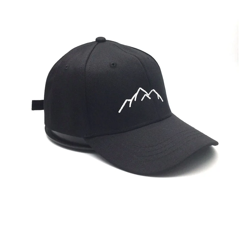 Новинка 2019 кепки с вышивкой горного спектра для мужчин и женщин регулируемые