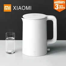 Электрический чайник XIAOMI MIJIA 1A кухонный чайник из нержавеющей стали с изоляцией умный контроль температуры защита от перегрева