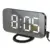 Digital LED Alarm Clock Mirror 2 USB Charger Ports Night Light LED Table Clock Snooze Function Adjustable Brightness Desk Clocks 11