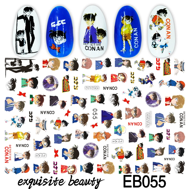 EB055 Мультфильм мышь кошка собака 3d украшения для ногтей наклейки для ногтей искусство Рождество Хэллоуин принадлежности для маникюра инструмент - Цвет: EB055