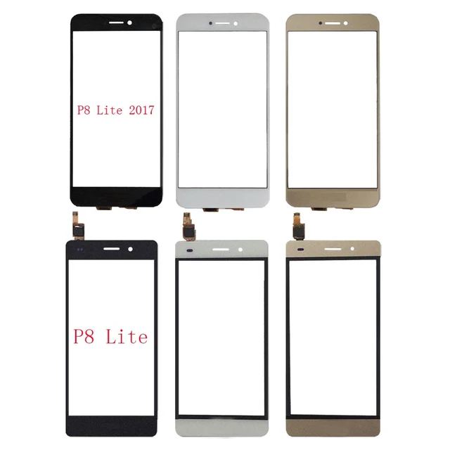 Mobile Touch Screen Huawei P8 Lite P8 Lite 2017 Touch Screen Digitizer Panel Front Glass Sensor 3m Glue - Mobile Phone Touch Panel -
