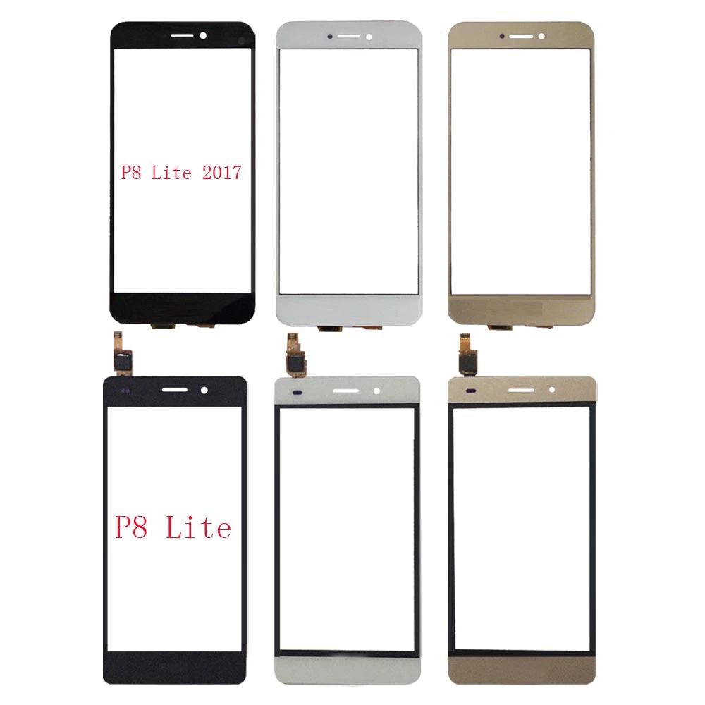 Mobile Touch For Huawei P8 Lite P8 Lite 2017 Touch Screen Digitizer Panel Front Glass 3m Glue Wipes - Mobile Phone Touch Panel - AliExpress