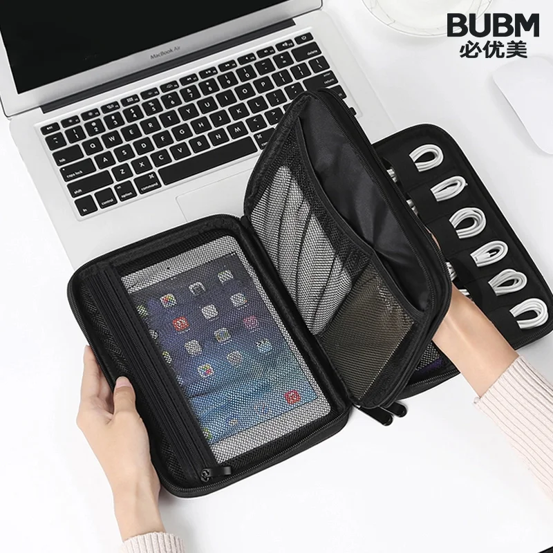Многофункциональная сумка для хранения Ipad на молнии внешний аккумулятор