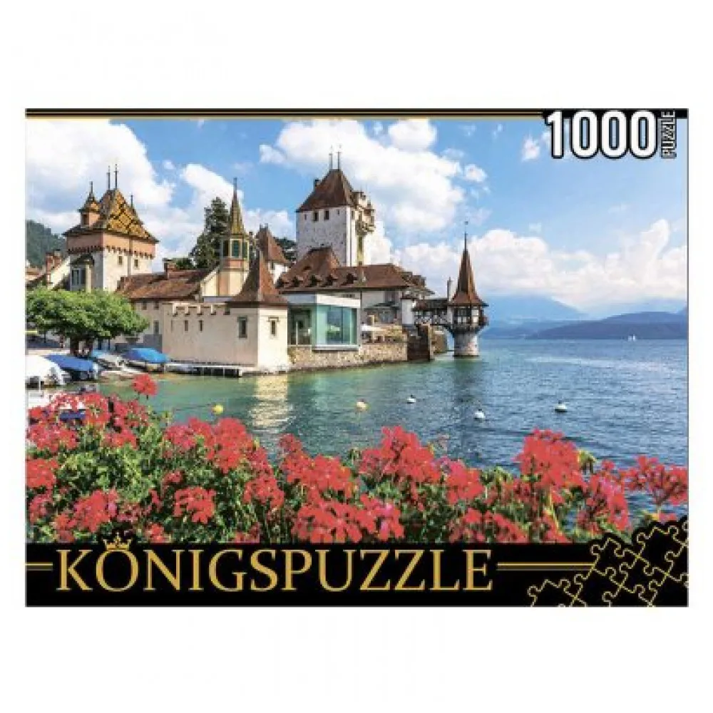 Пазл Замок у воды Konigspuzzle 1000 деталей Рыжий Кот