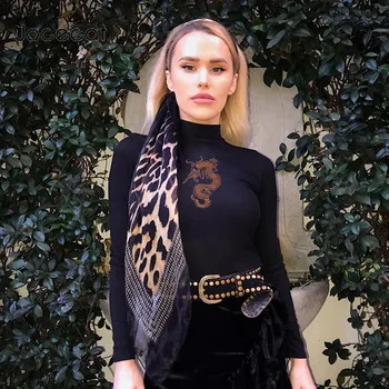 

2019 Autumn Winter Black Turtleneck Bodysuit Women Dragon Print Ladies Bodies Long Sleeve Slim Basic Bodycon Bodysuits