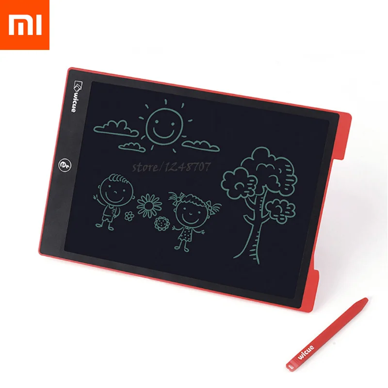 Red Xiaomi Mijia Wicue ЖК-планшет 12 дюймов почерк доска Электронный рисунок Imagine графический планшет для детского офиса - Цвет: Red