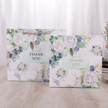 

European style wedding gift box packaging paper bags for gifts verjaardag cake box крафт пакет transparent papieren zakjes