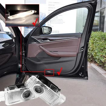 

2pcs LED logo car door lamplaser Projector warning light for VW Passat B5 B5.5 2000-2010 Phaeton 2005-2012Touareg 2004-2010