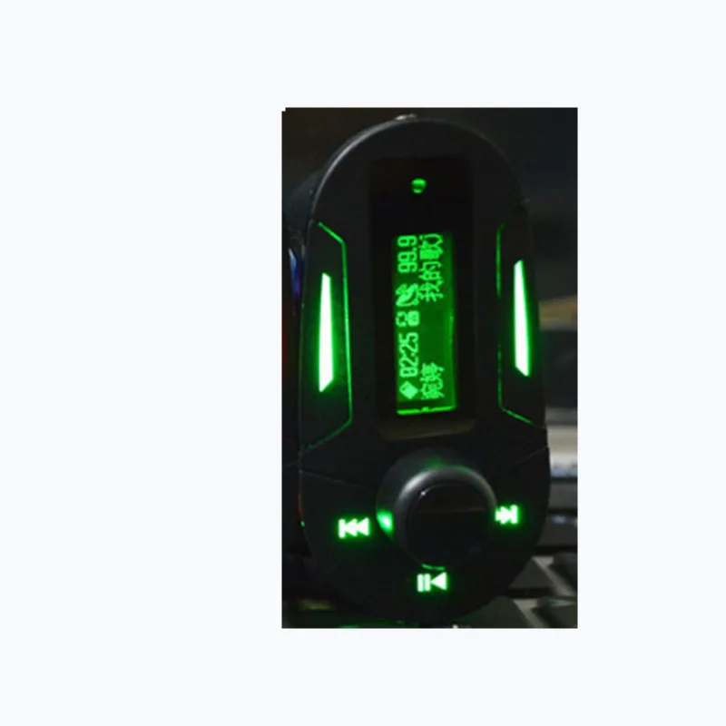 Green light 618 Мультимедиа Bluetooth аудио автомобильный mp3-плеер fm-передатчик модулятор TF U диск Прикуриватель Авто Радио Coche Mp3 декодер - Формат цифровых медиаданных: Green light