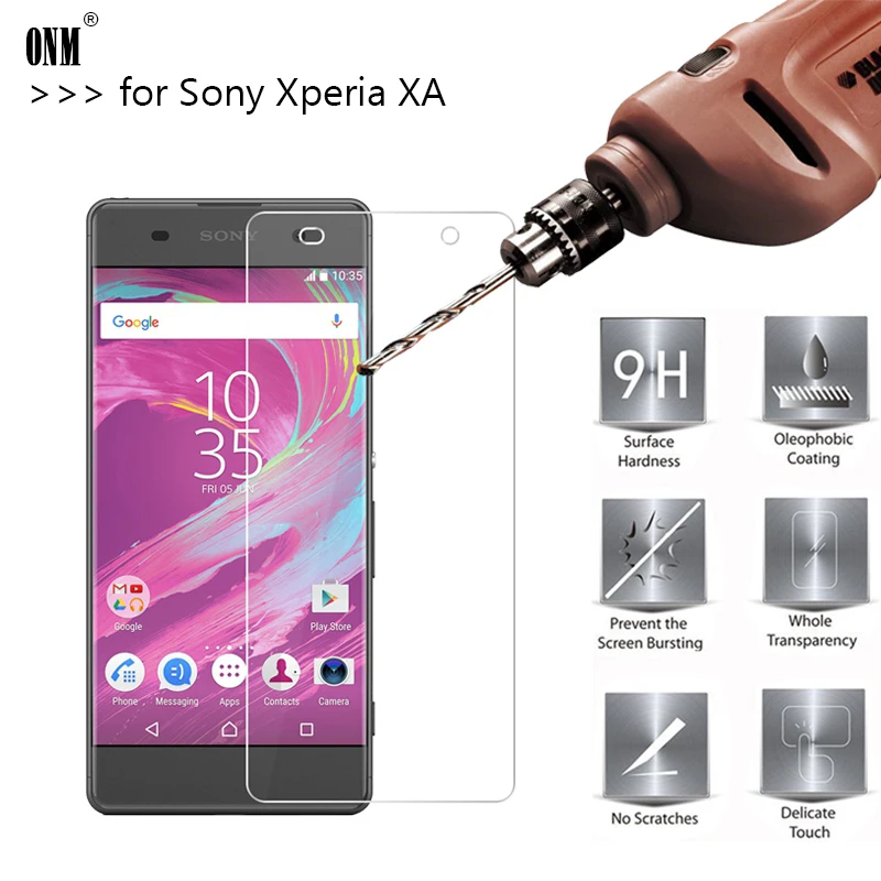 Закаленное стекло для экрана 2.5D 0 26 мм 9H Премиум Защитная пленка Sony Xperia XA|tempered glass