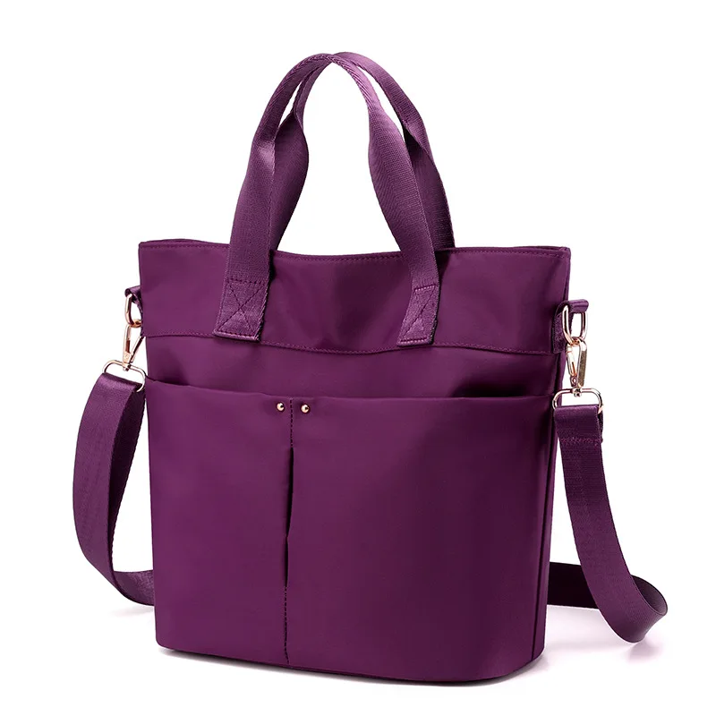 City Simple Shoulder Bags Fashion Large Capacity Women Handbags Waterproof Nylon Messgenger Bags Sac A Main Femme