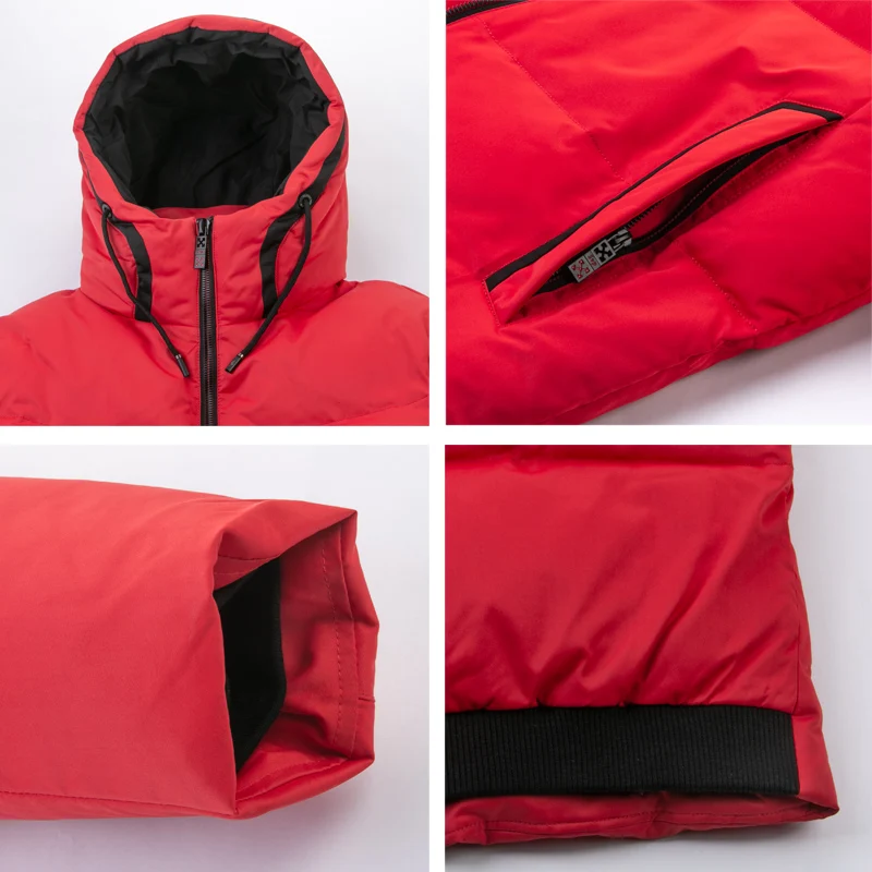 ICEbear New Winter Thick Warm Men's Jacket Stylish Casual Men's Coat Brand Clothing MWD19617I