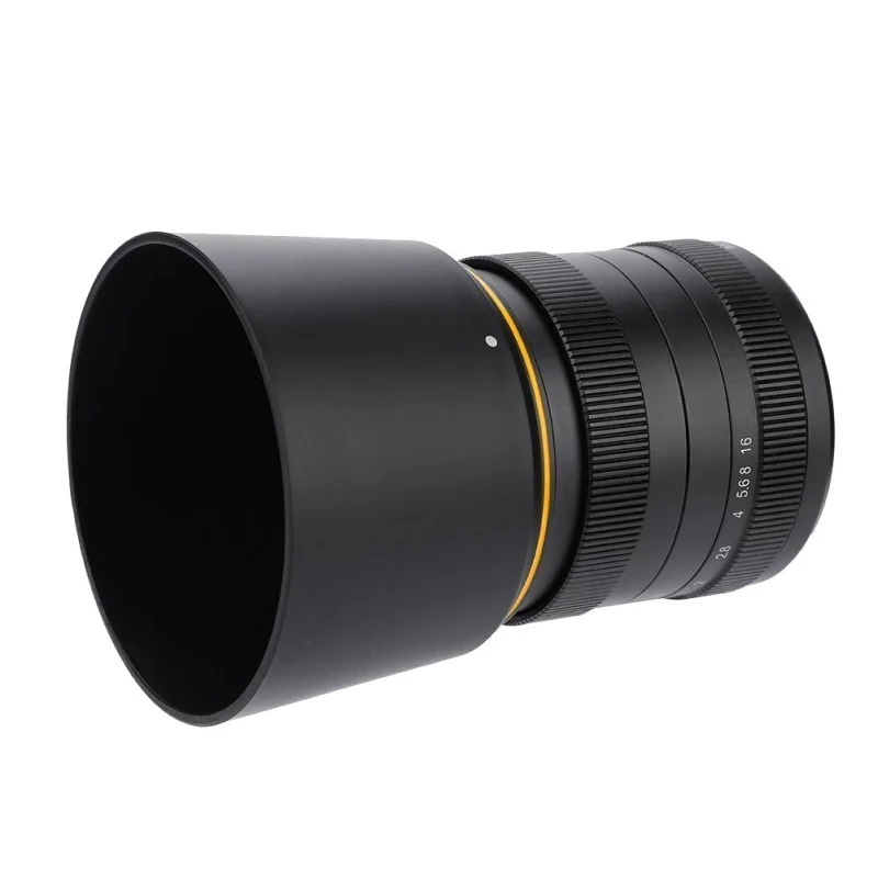 Профессиональный Kamlan 28 мм F1.4 широкоугольный aps c Ручная настройка апертуры