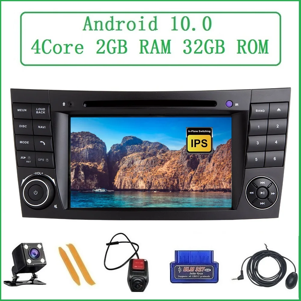 ZLTOOPAI для Mercedes Benz E-Class W211 E300 CLK W209 CLS W219 Android 10 Авторадио мультимедийный плеер