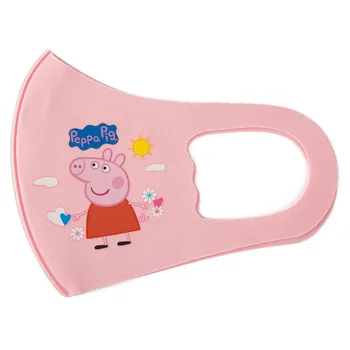 

5 Pcs Peppa Pig Cute Anti Pollution Mask Dust Respirator Washable Reusable Children Masks Cottons Kid Mouth Travel for Gifts New