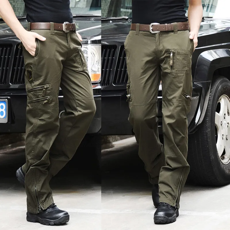 

Men Women Loose Pocket Overalls Pants Spring Outdoor Training Camping Army Military Tactical Camouflage Long Trousers Large Size