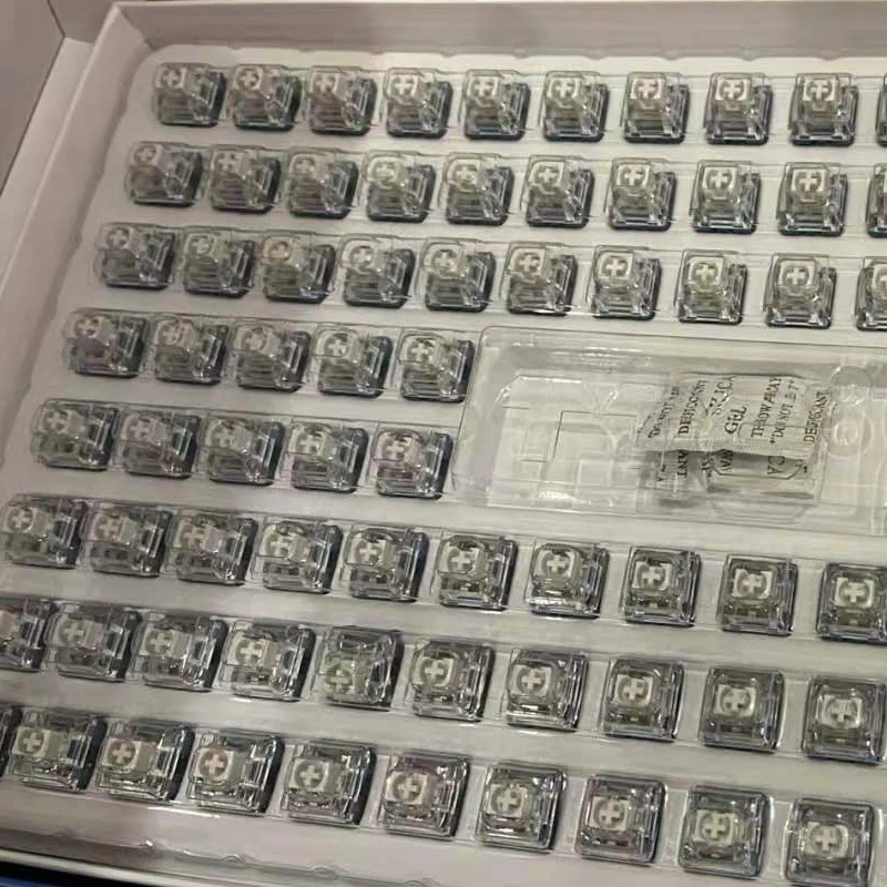Atualização Ttc Congelado Interruptor v2 Teclado Mecânico Silencioso Mudo Linear 39g Pinos Mesma Mão Sentir Como Ouro Rosa Rgb Transparente - Imagem 2