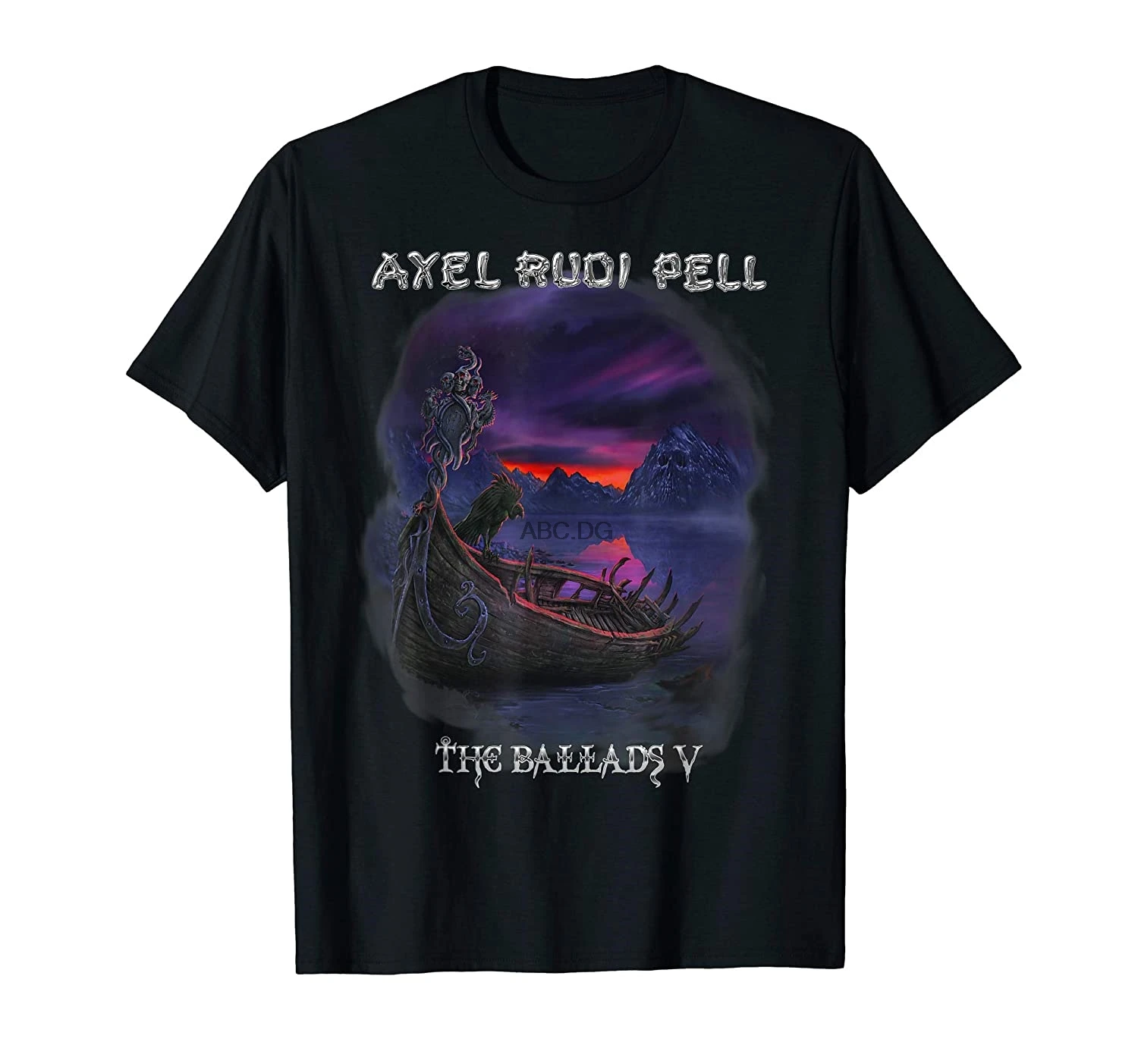 Футболка Axel Rudi Pell с V-образным вырезом | Мужская одежда