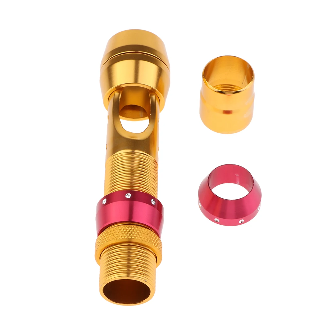 Aluminum Alloy Fishing Reel Seat DIY Handle Fishing Rod Building Repair Kit Casting Rod Reel Seat Making Material