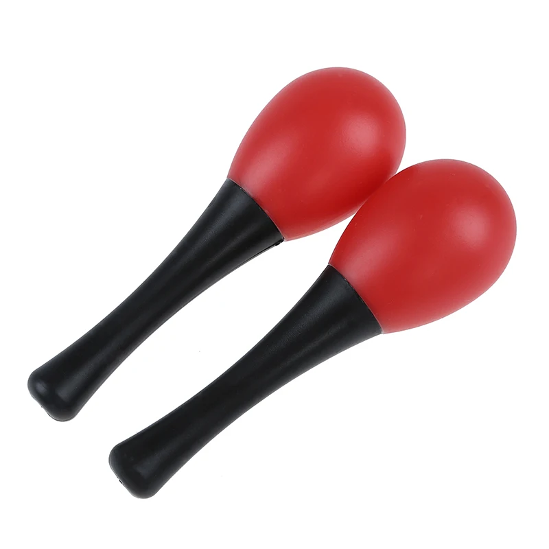 2 пластиковые погремушки maraca шейкер ударная детская музыкальная игрушка песочный молоток