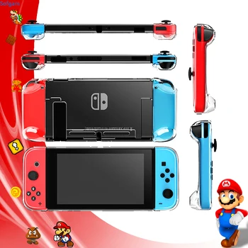 

Nintend Switch Case Accessories Transparent Hard Crystal Shell Protective Cover Nintendoswitch For Nintendo Game Joycon Console
