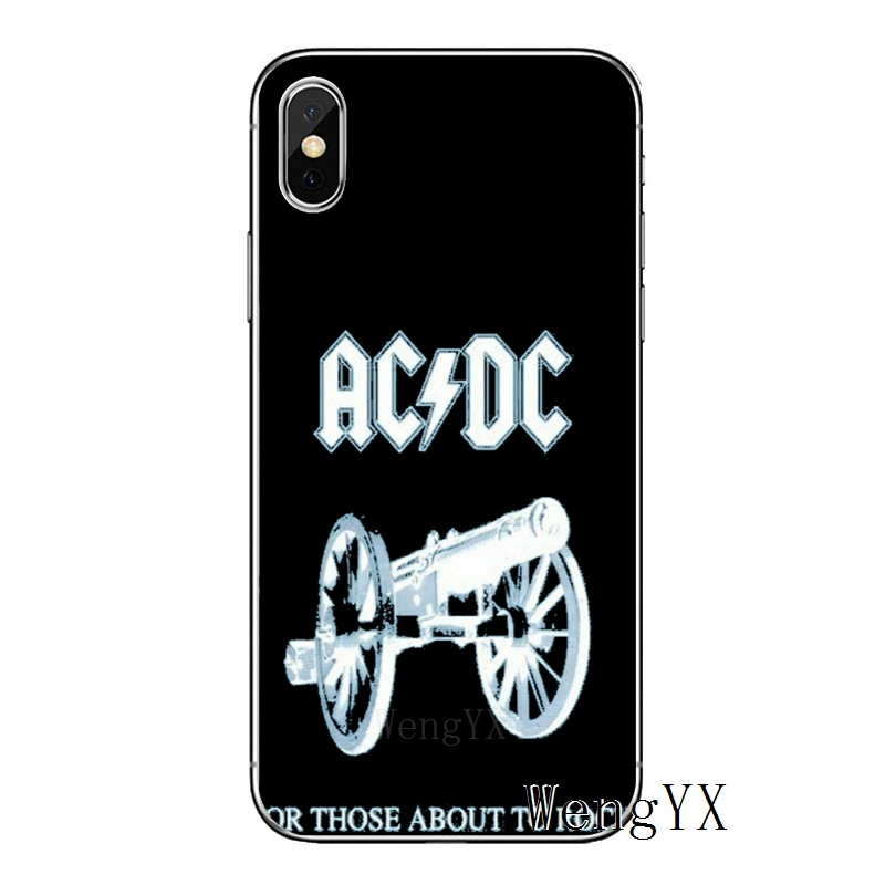 С принтом музыкальной группы ACDC AC DC для samsung Galaxy A10 A30 A40 A50 A60 A70 huawei P30 lite pro P Smart Y6 мягкий чехол