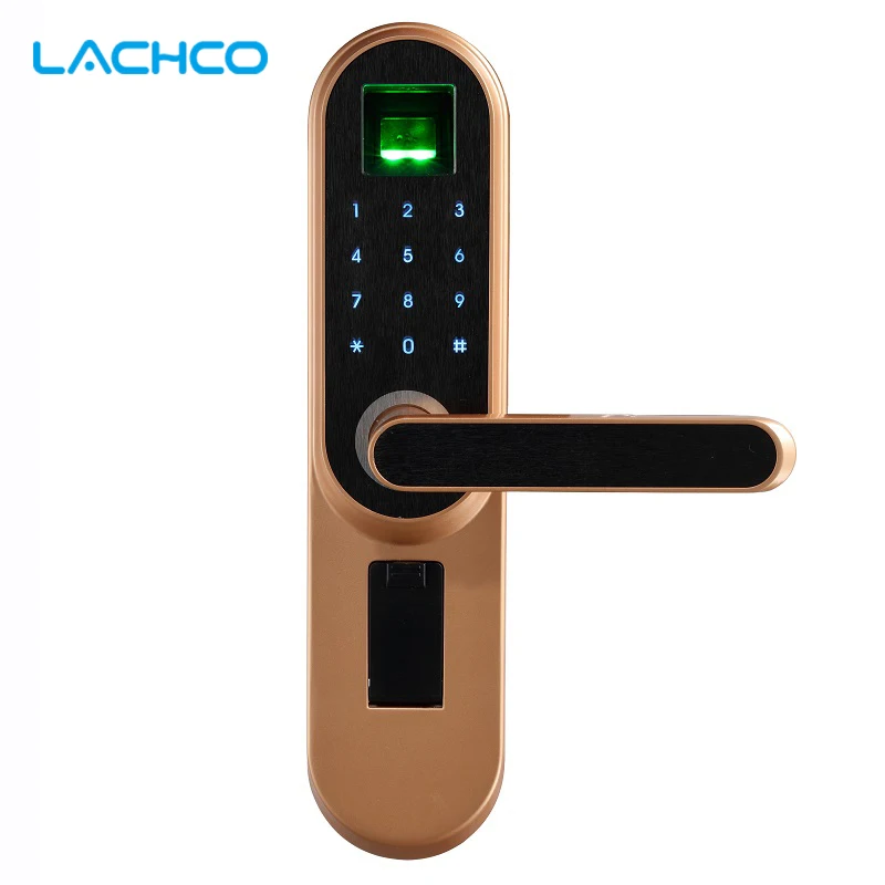 LACHCO Biometric Electronic Door Lock Code Key Touch Screen Digital Password Fingerprin Smart door Lock keyless entry L19013F LACHCO Biometric Electronic Door Lock Code Key Touch Screen Digital Password Fingerprin Smart door Lock keyless entry L19013F