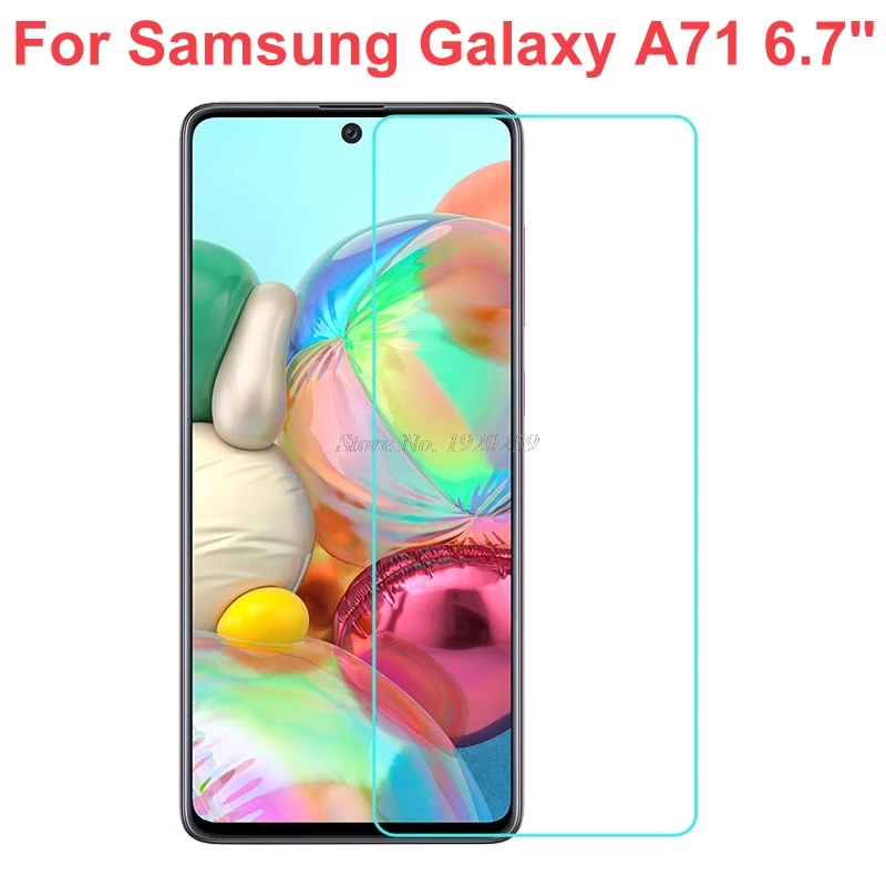 Закаленное стекло для Samsung Galaxy A71 защита экрана защитная пленка передняя крышка A