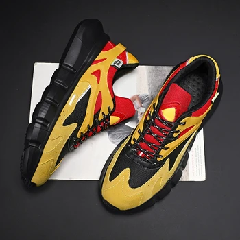 

2020 Men Shoes Casual Autumn Hip Hop Chunky Sneakers Breathable Comfortable Male Shoes Walking Footwear Tenis Basket Zapatillas