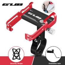 GUB New Aluminum Bike Phone Holder Bicycle Phone Mount Holder Stand Anti Slip Motorcycle Handlebar Clip for 3.5