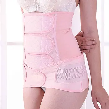 

2pcs/set Abdomen Bandage Binder Corset Belt Belly Band Cotton Blend Pregnancy Maternity Postpartum Recovery Support C Section