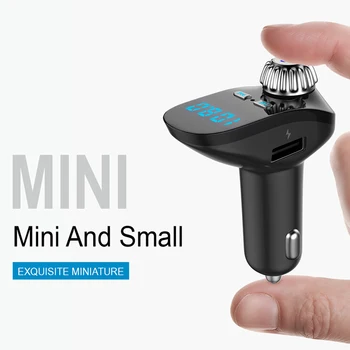

Car FM Transmitter Bluetooth Receiver Handsfree Wireless Radio Adapter USB Charger MP3 Music Player Voltage Detection