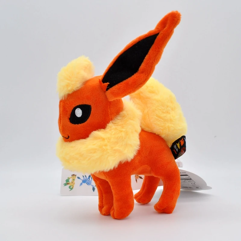 9 шт./лот 20 см Eevee плюшевые игрушки стоят Jolteon Sylveon Espeon Vaporeon Flareon мультфильм мягкое животное куклы подарок для детей