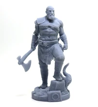 

1/18 100mm 10cm 1/24 75mm Resin Model Kits God War Kratos Figure Sculpture Unpainted No Color RW-236