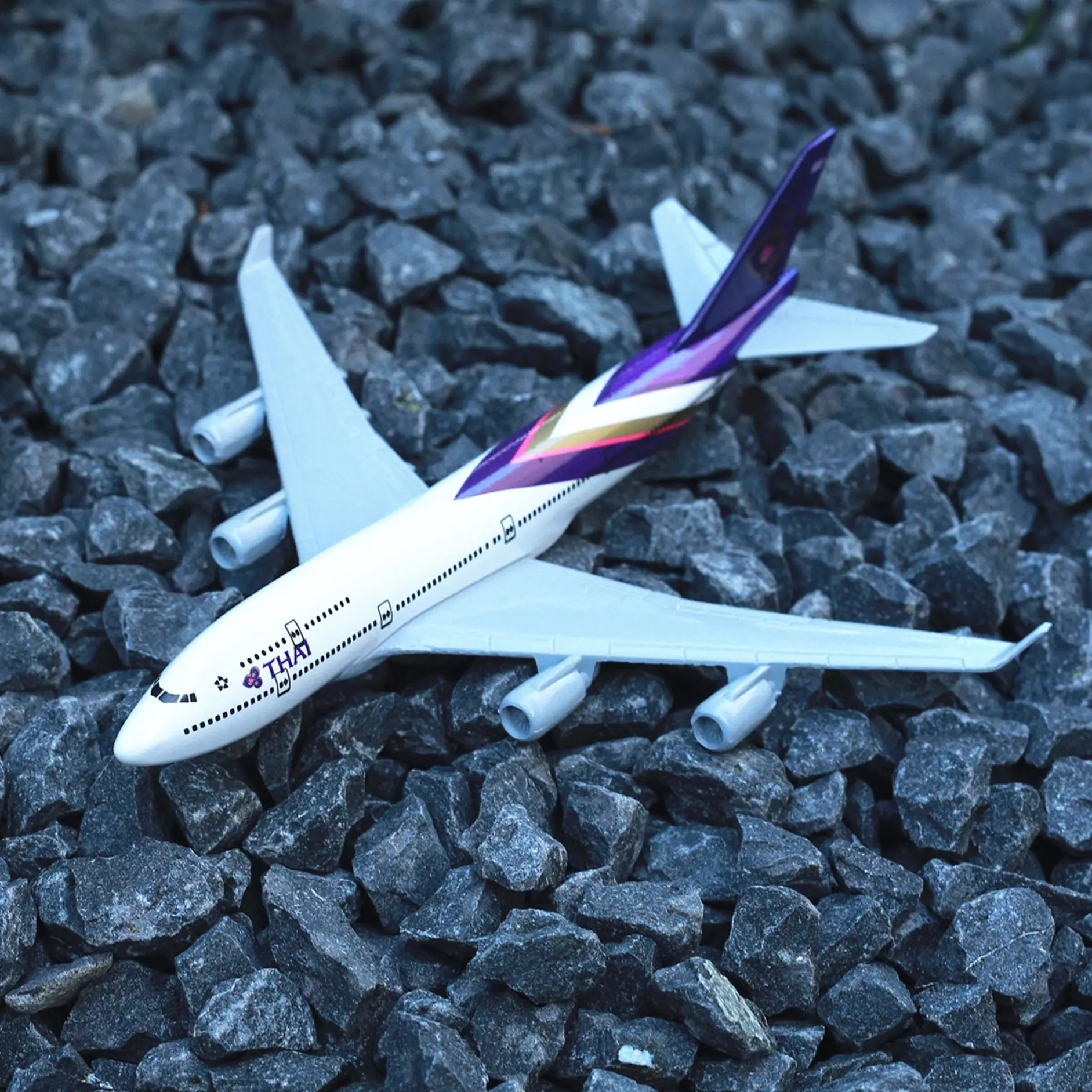 Тайские дыхательные пути модель самолета Боинг 777 6 дюймов авиационная
