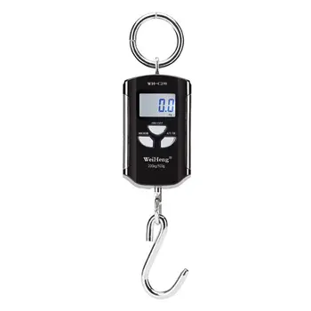 

200kg 400lb Mini Crane Scale Heavy Duty Digital Hanging Scales LCD w/ Backlight L69A