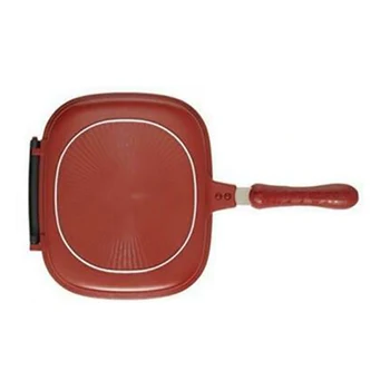 

Square Double Sided Breakfast Professional Cookware Omelette Non-stick Pancake Pot Steak Baking Frying Pan Kitchen Trays