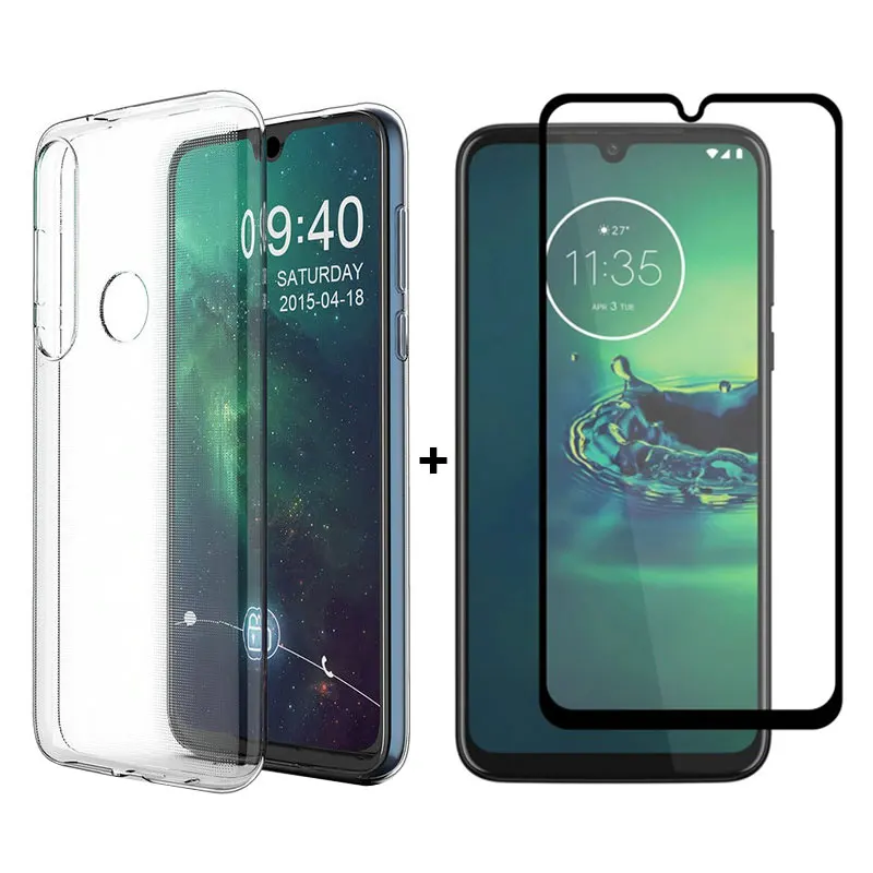Чехол для Motorola Moto G8 Plus мягкий прозрачный силиконовый чехол телефона One Macro Play