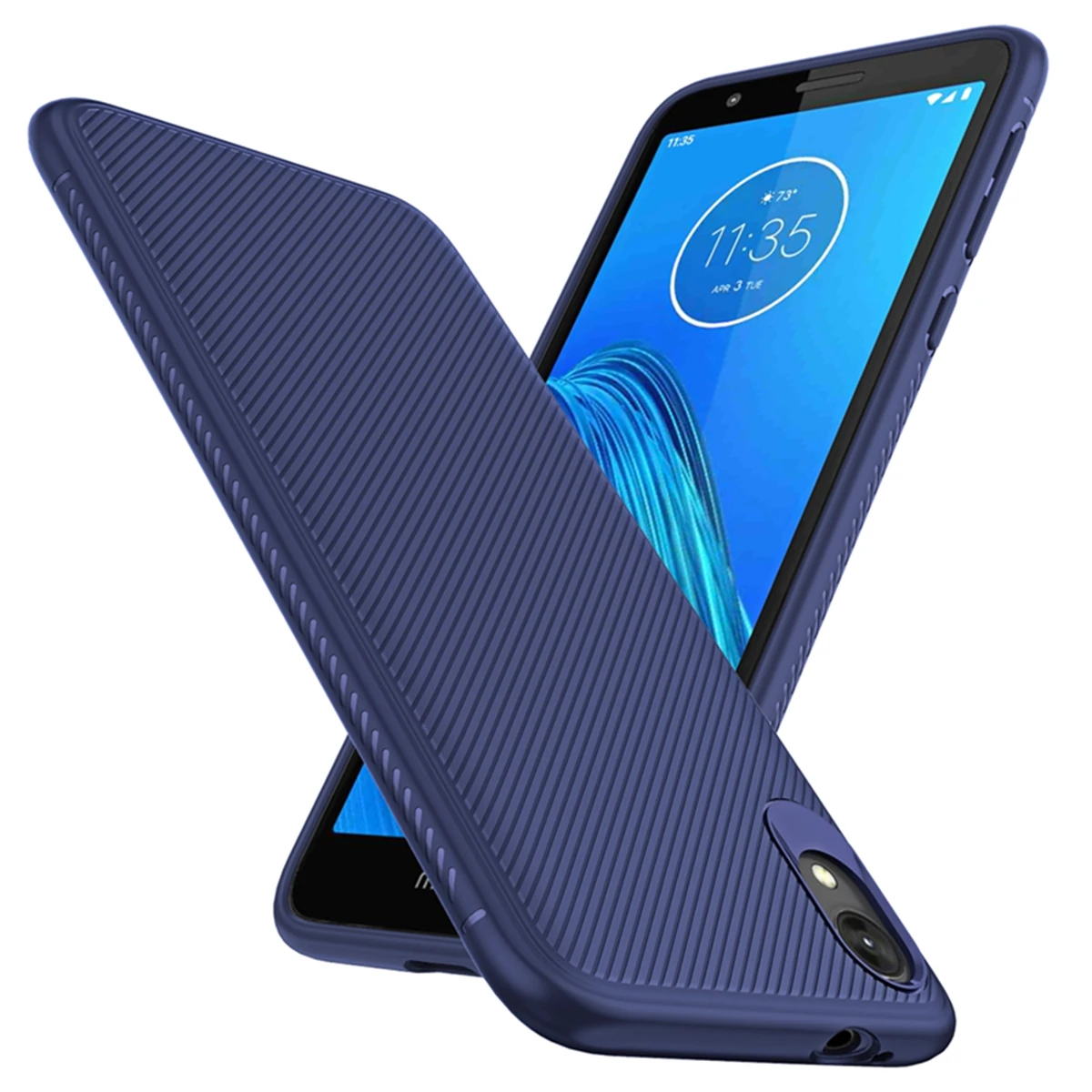 

For Motorola Moto E6 Case Soft TPU Bumper Matte Silicone Textured Protective Shell Anti-slip Cover For Motorola Moto E6 Case
